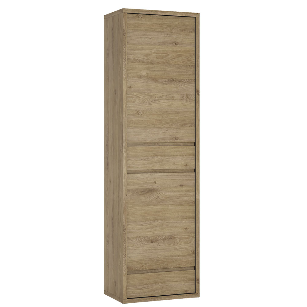 Shetland furniture 2 Door 2 Drawer narrow cabinet_O